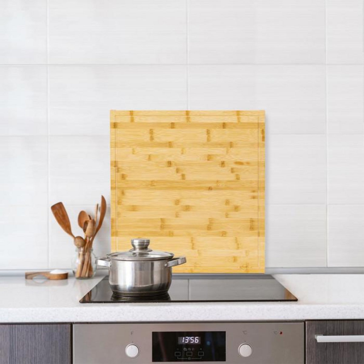 FIVE Cache-Plaque 3 en 1  Bambou  58cm Naturel