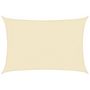 Voir la diapositive 2 : VIDAXL Voile d'ombrage 160 g/m^2 Creme 3x5 m PEHD