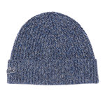 Lacoste Bonnet Marine Chiné Mixte Lacoste Rib. Coloris disponibles : Bleu
