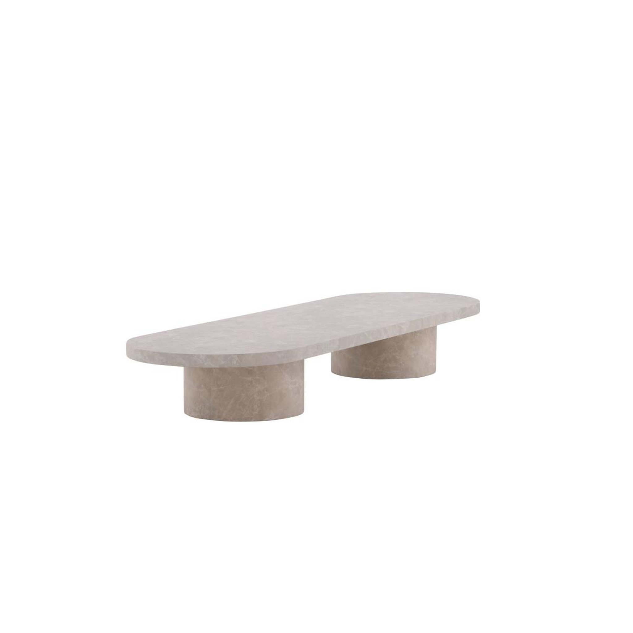 Voir la diapositive 2 : Paris Prix Table basse design  narvik  190cm beige