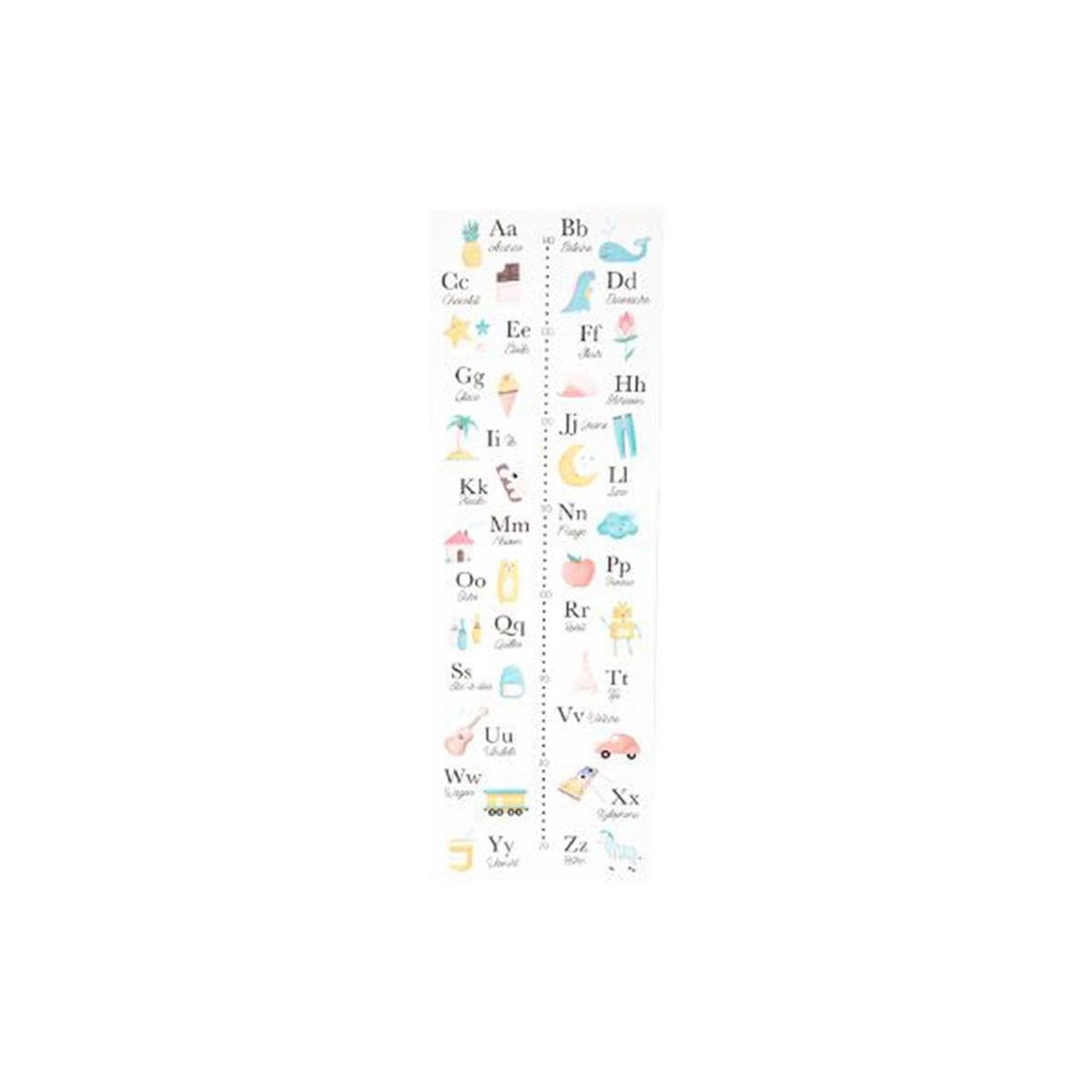 Atmosphera Kids Toise Enfant  Alphabet Les Règles  78cm Multicolore