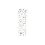 Atmosphera Kids Toise Enfant  Alphabet Les Règles  78cm Multicolore
