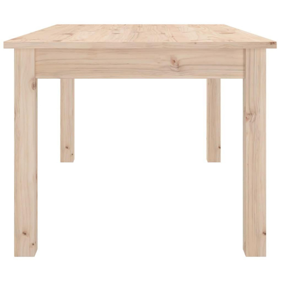 VIDAXL Table basse 80x50x40 cm Bois massif de pin