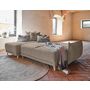 Voir la diapositive 2 : BEST MOBILIER Lena - canapé d'angle réversible convertible - 4 places - style scandinave