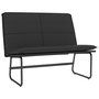 Voir la diapositive 2 : VIDAXL Banc Noir 100x75x76 cm Similicuir