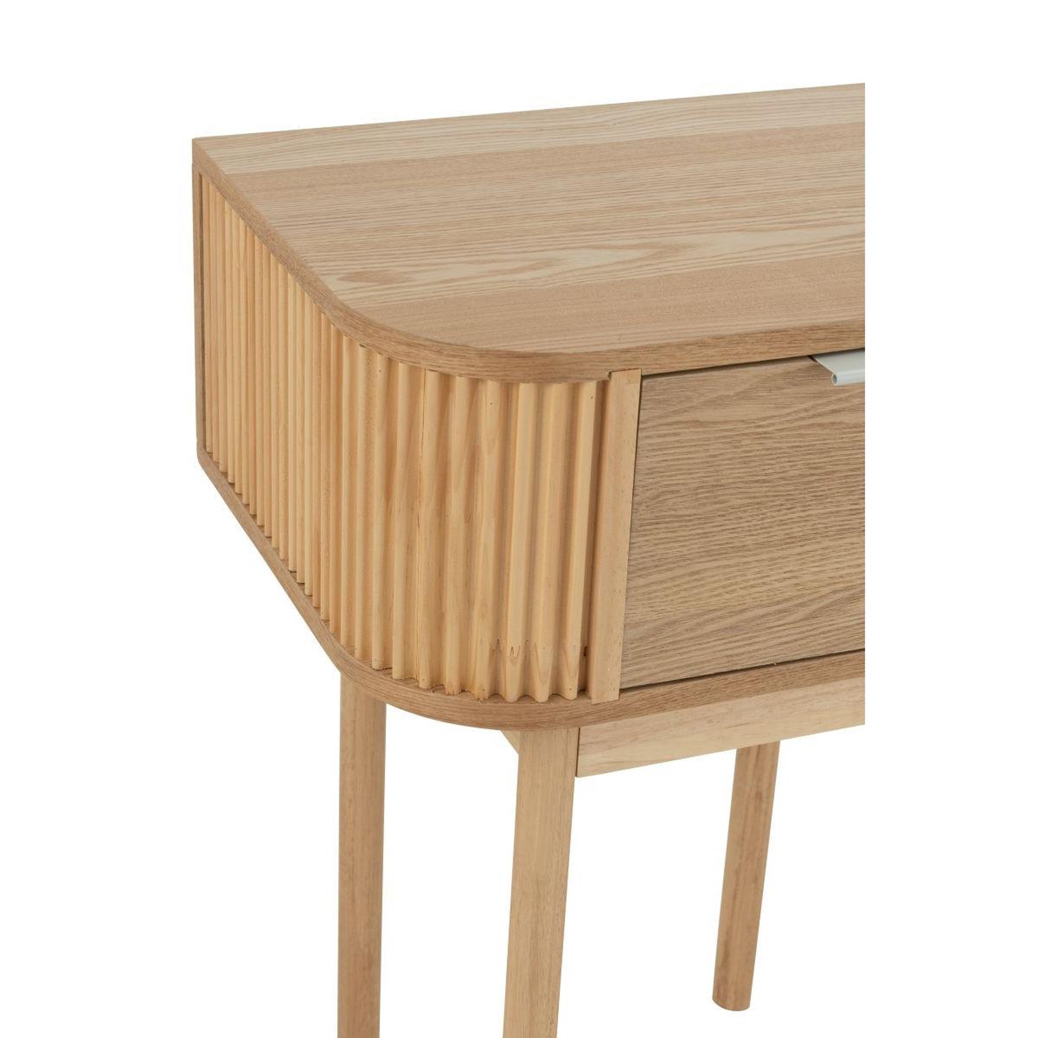 Voir la diapositive 6 : J-LINE Table de chevet en bois  alta  67cm naturel