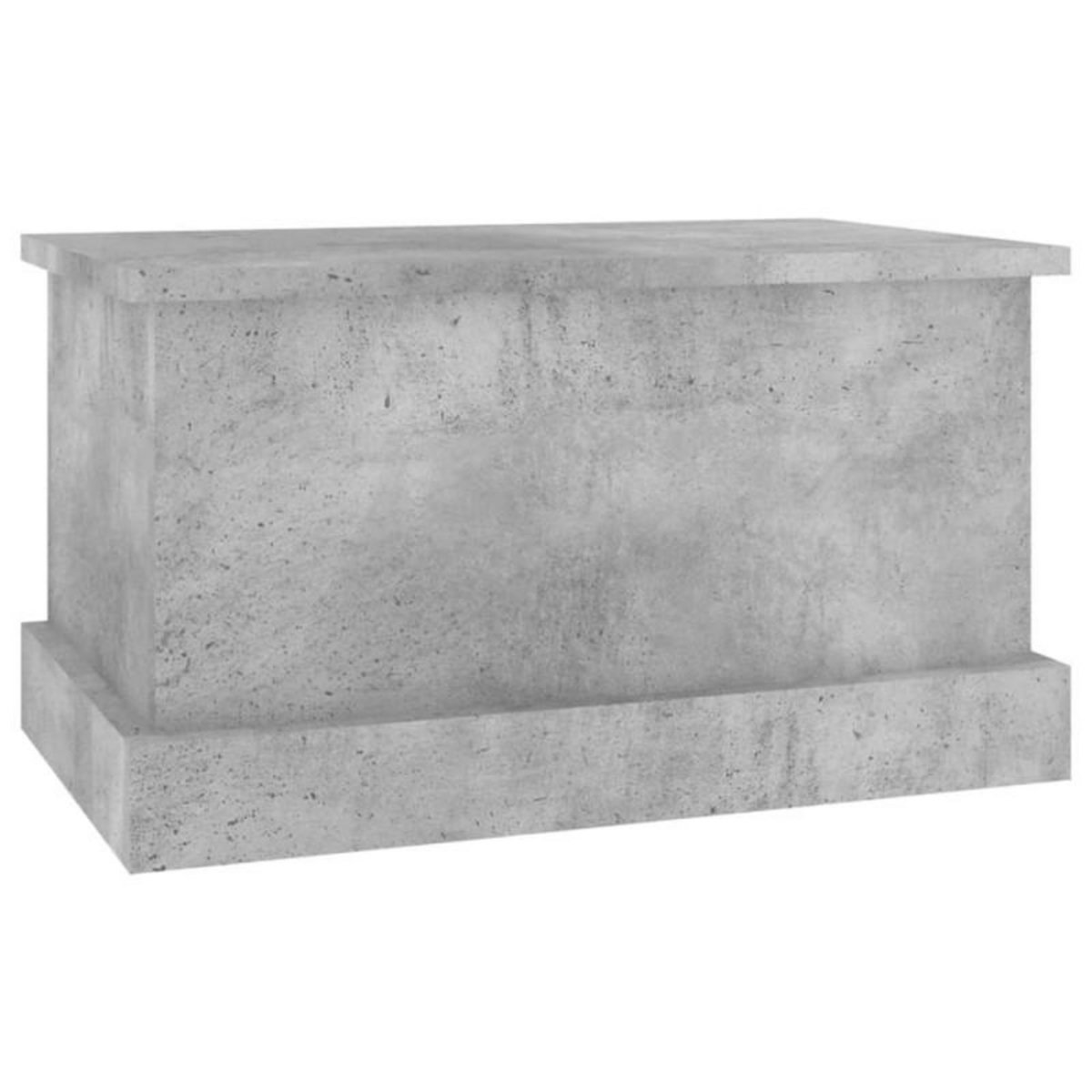 VIDAXL Boîte de rangement gris béton 50x30x28 cm bois d ingénierie