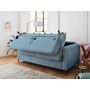 Voir la diapositive 2 : LISA DESIGN Owen - canapé 3 places convertible express couchage quotidien 140 cm matelas 12 cm en velours côtelé
