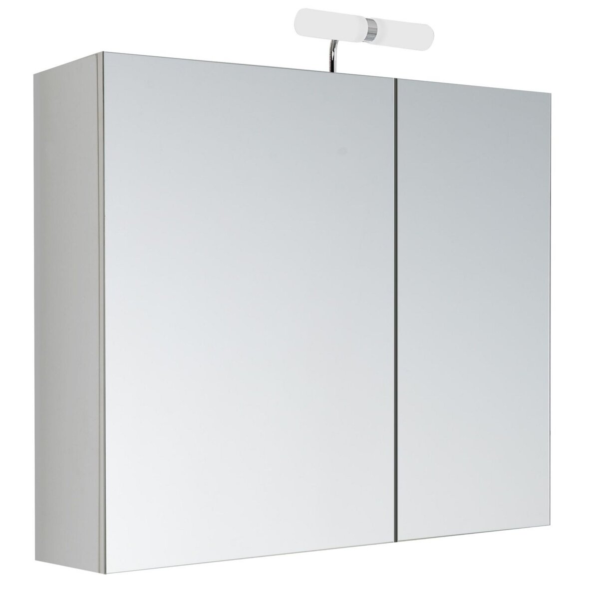 ALLIBERT Armoire de toilette avec LED Kléo 2 Portes 60 x 60 cm pas