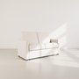 Voir la diapositive 1 : BEST MOBILIER Julia - canapé 3 places convertible express couchage quotidien 140 cm matelas 18 cm en tissu