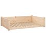 Voir la diapositive 2 : VIDAXL Lit pour chien 105,5x75,5x28 cm Bois de pin solide
