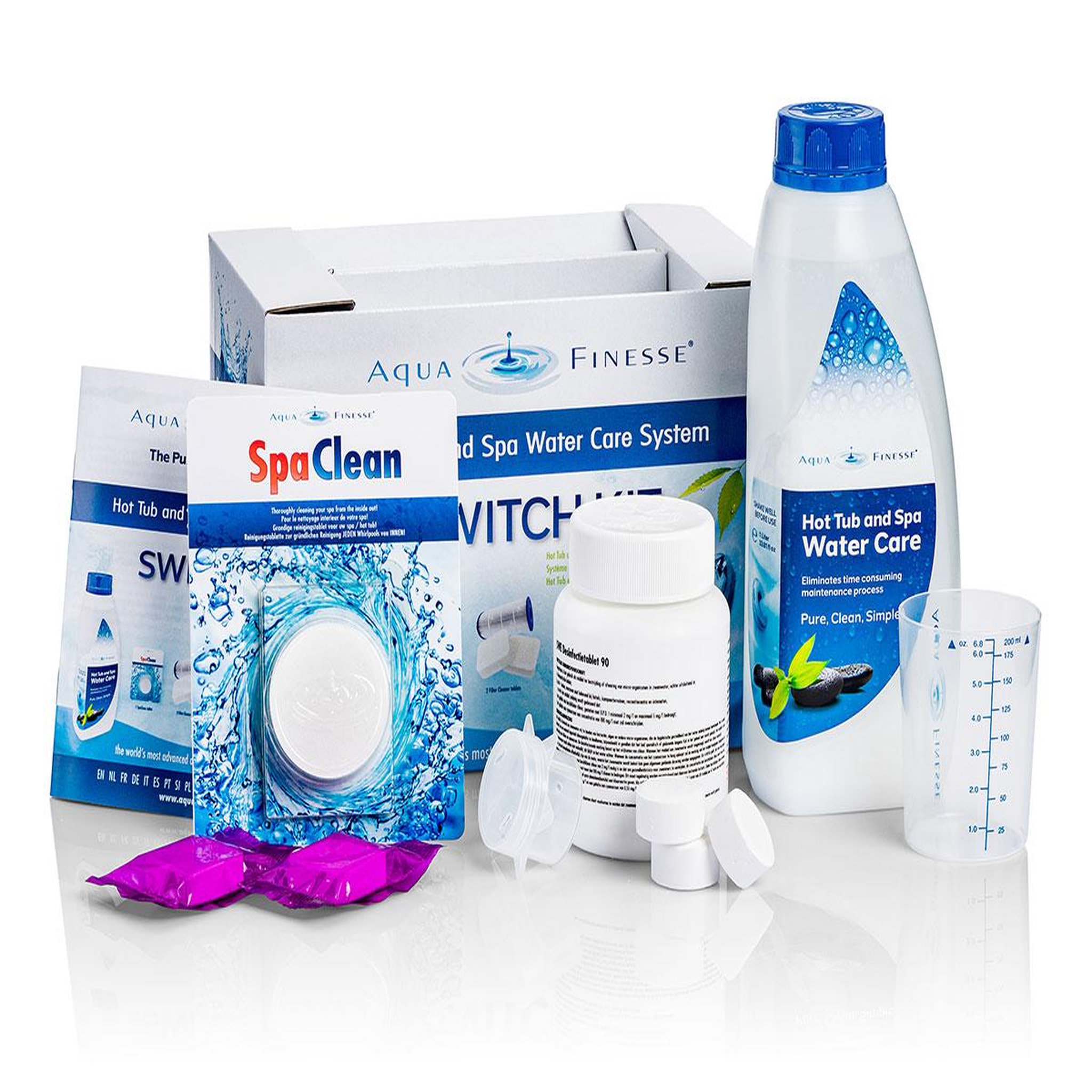 Voir la diapositive 3 : Aquafinesse Coffret de traitement switch kit pour spa - aquafinesse