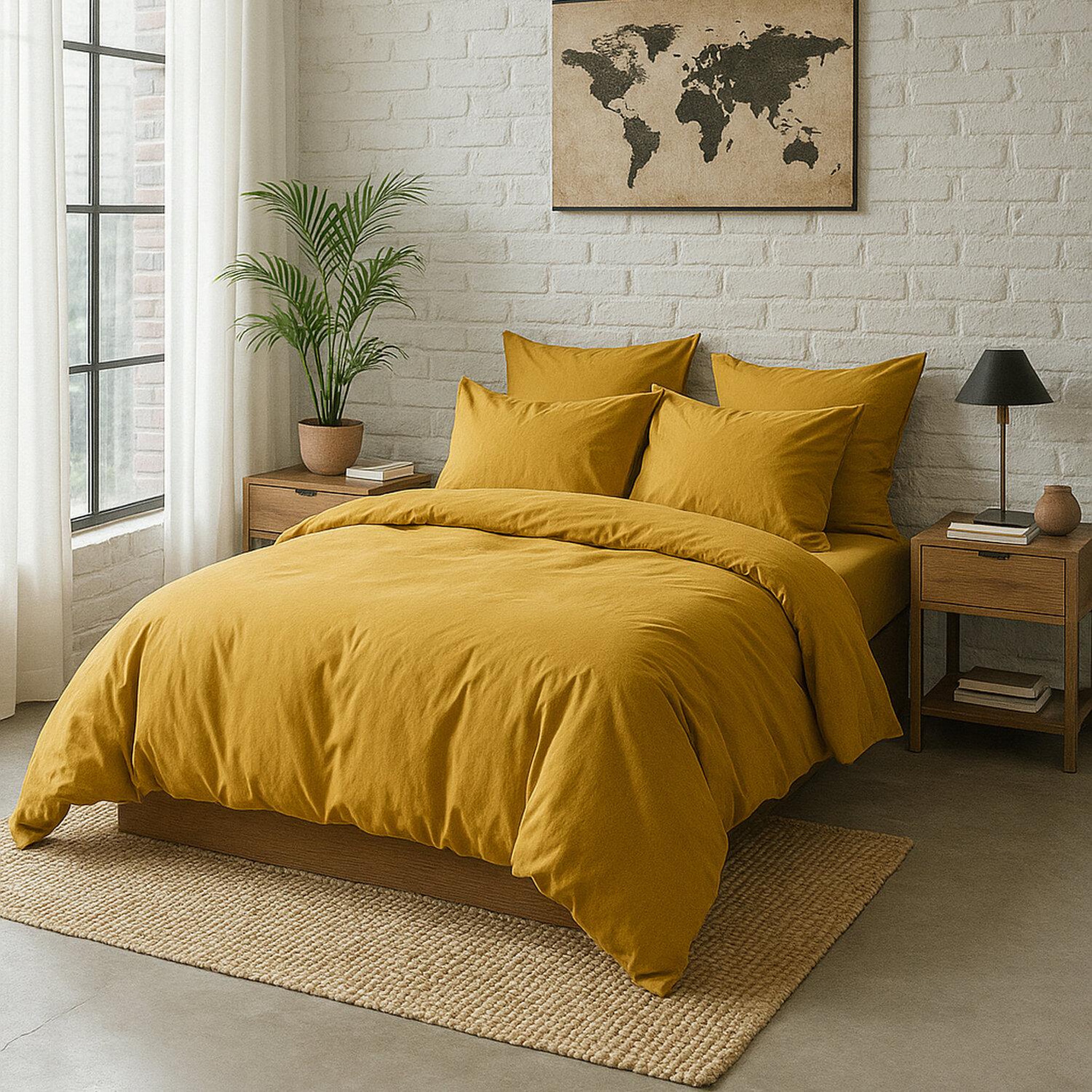 Voir la diapositive 2 : BATON ROUGE Housse de couette 100% percale de coton
