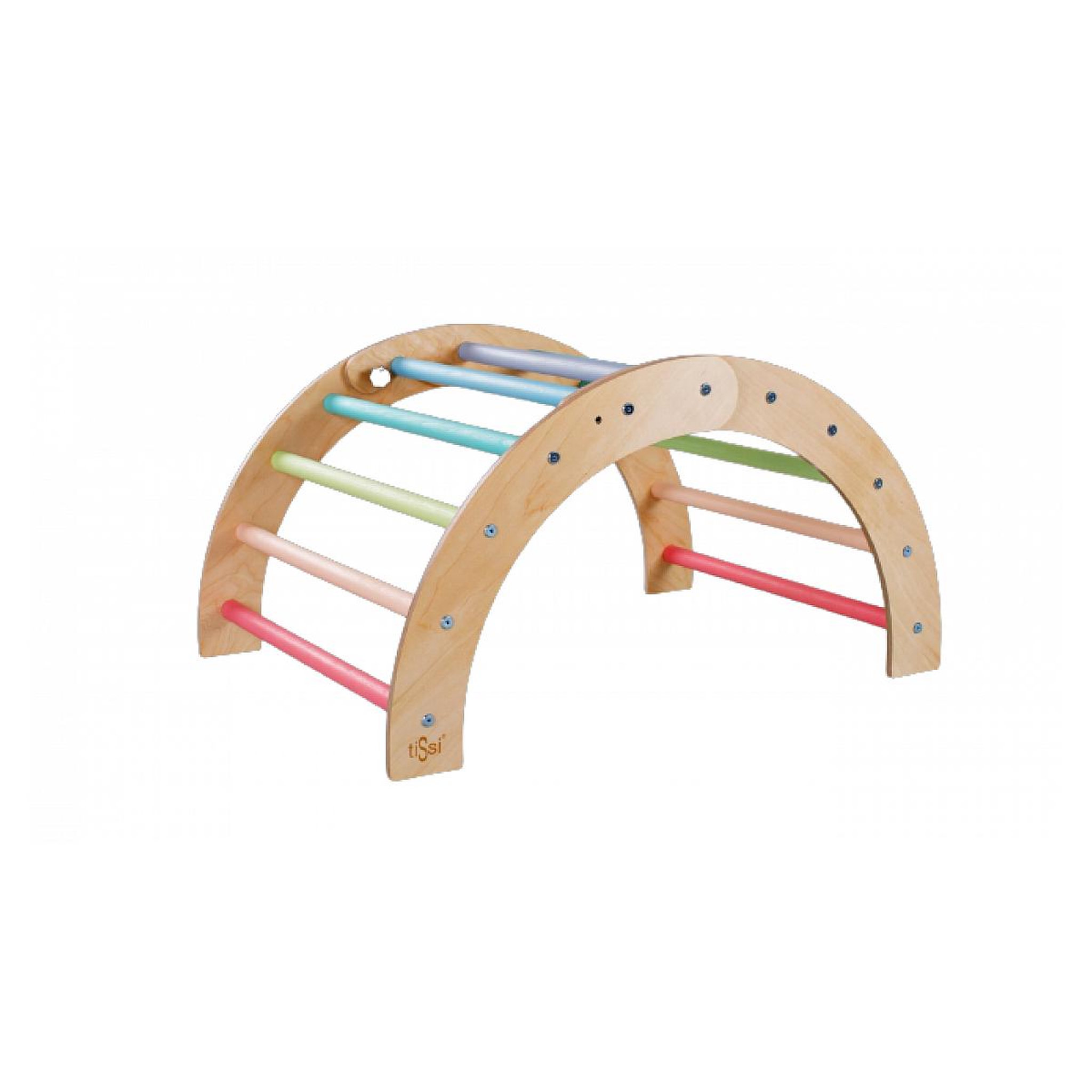 Voir la diapositive 2 : TISSI Arche d'escalade Pastel multicolore