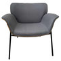 Voir la diapositive 3 : The Home Deco Factory Fauteuil de salon vintage Rjukan - Gris