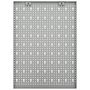 Voir la diapositive 5 : VIDAXL Panneaux a chevilles muraux 4 pcs 40x58 cm Acier