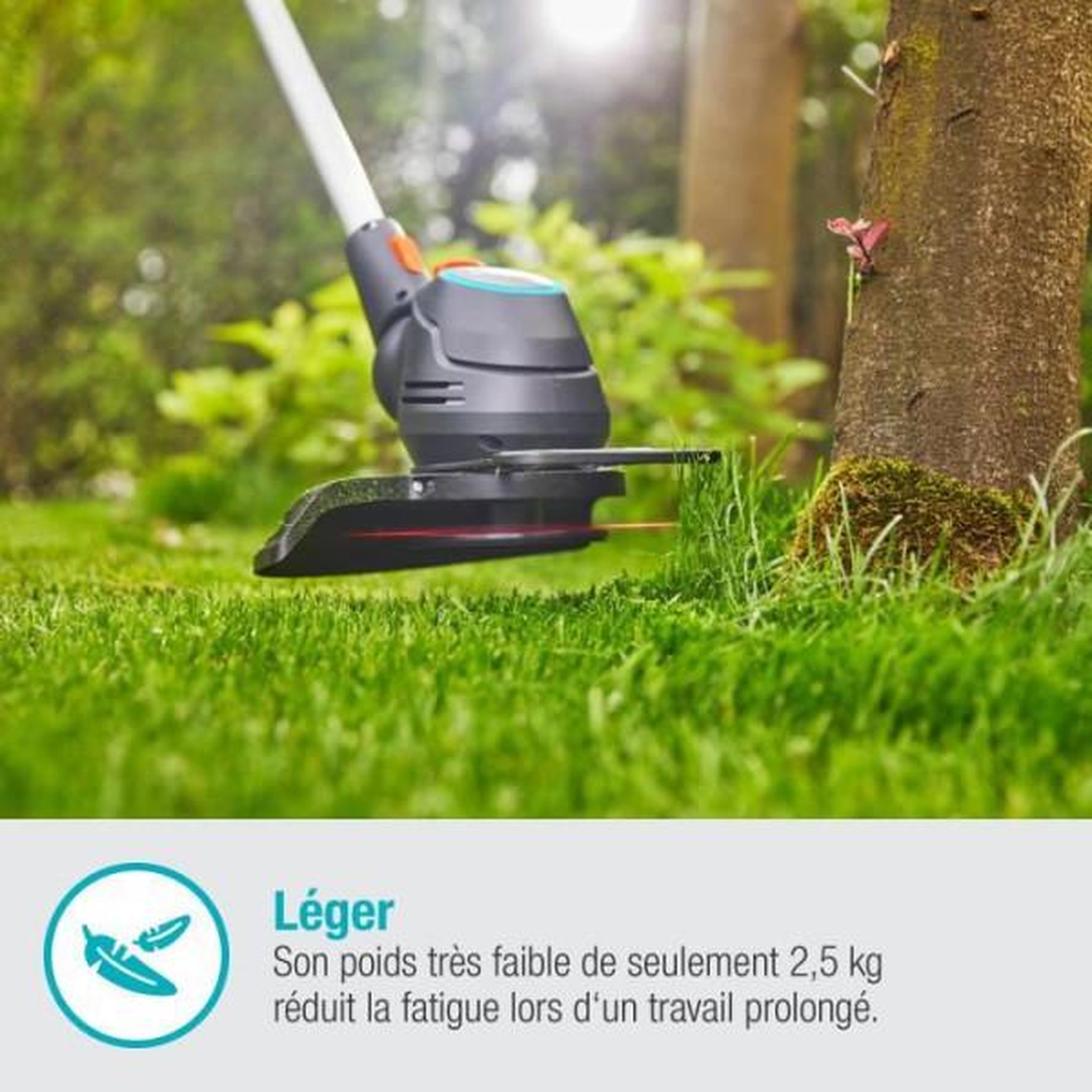 Voir la diapositive 3 : Gardena Coupe-bordure a batterie GARDENA ComfortCut 23/18V P4A - 18V - 23 cm