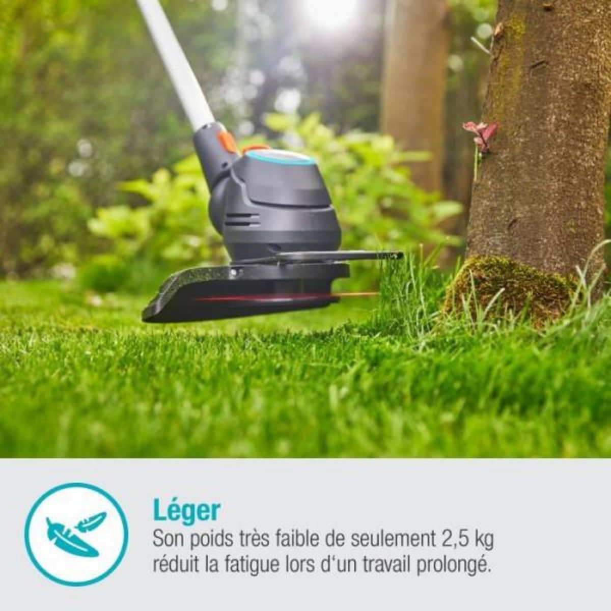 Gardena Coupe-bordure a batterie GARDENA ComfortCut 23/18V P4A - 18V - 23 cm