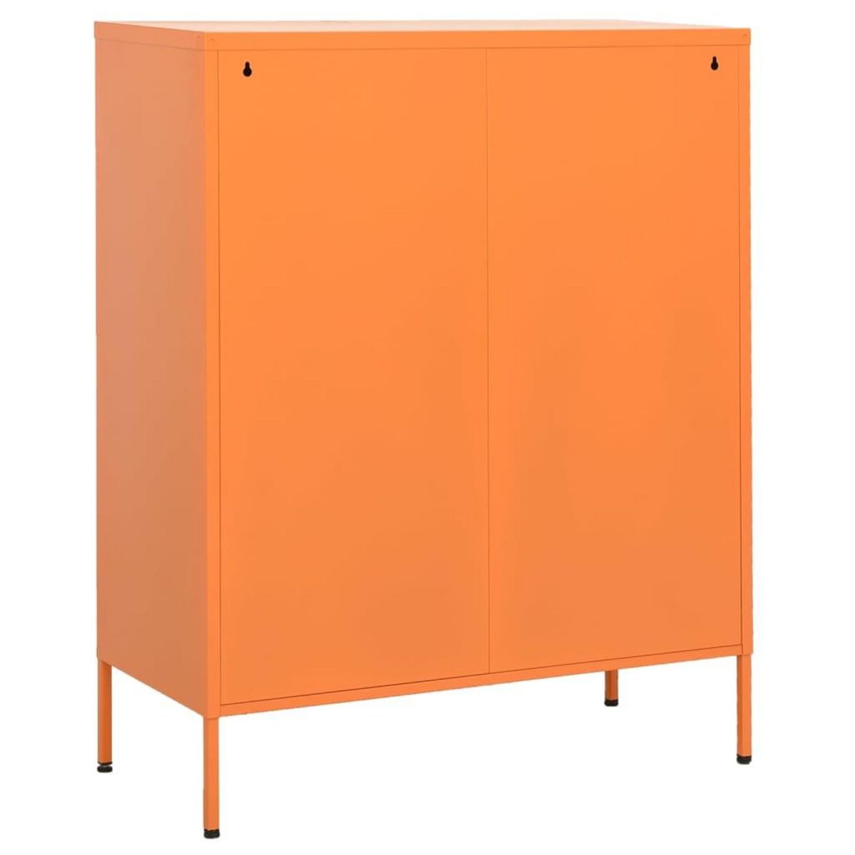 VIDAXL Armoire de rangement Orange 80x35x101,5 cm Acier