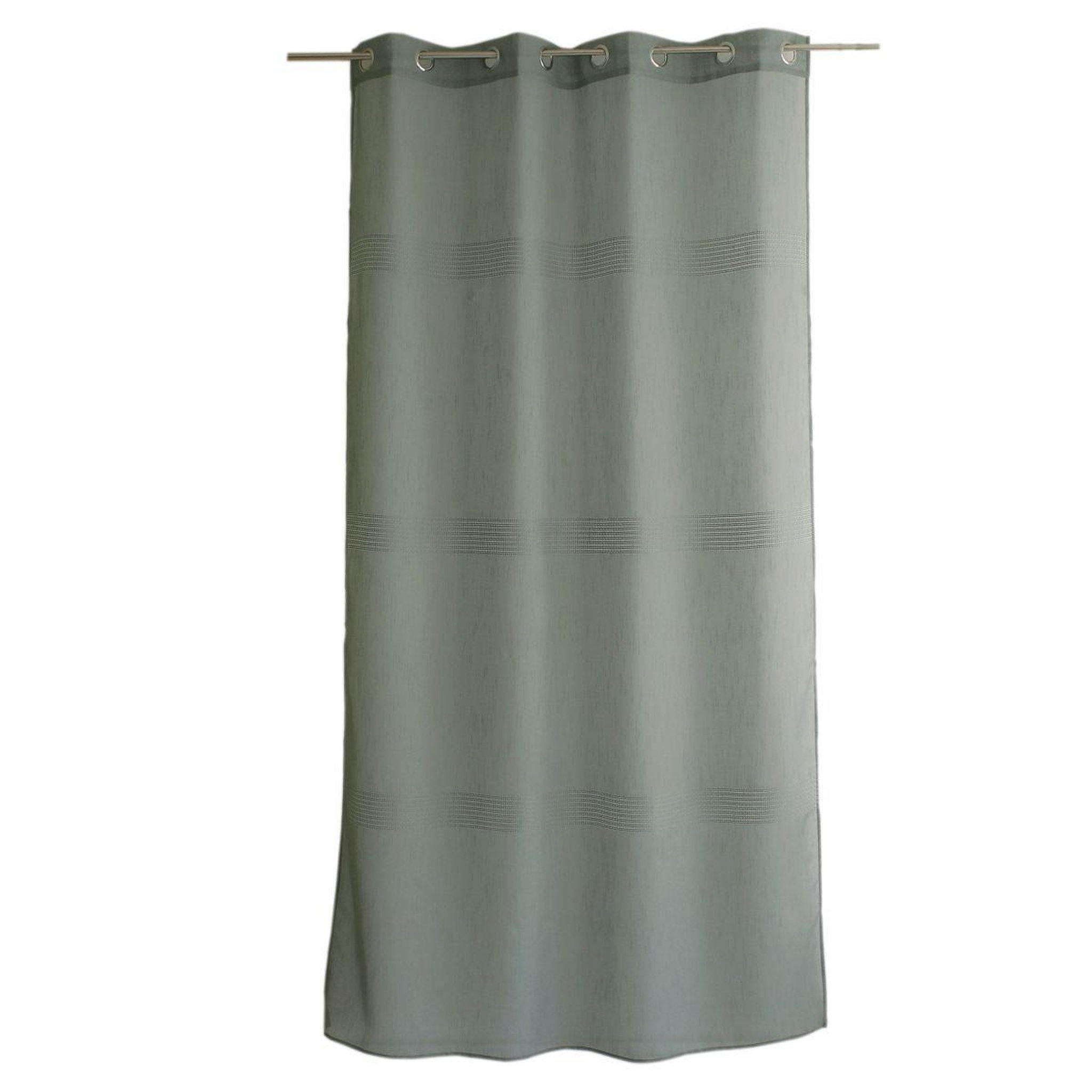 Voir la diapositive 6 : ENJOY HOME Rideau voilage à œillets  mia  140x240cm vert gris