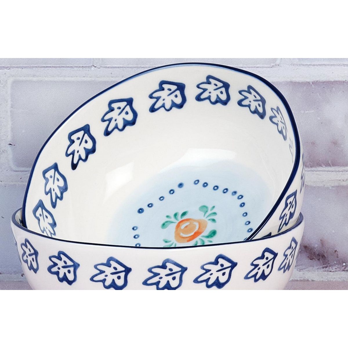 BJORN Bol NAPOLI Ø17,5cm - 4 pièces - Agrume