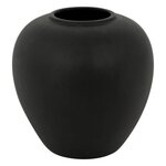 ATMOSPHERA Vase Boule en Dolomite  Rily  22cm Noir