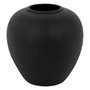 Voir la diapositive 1 : ATMOSPHERA Vase Boule en Dolomite  Rily  22cm Noir
