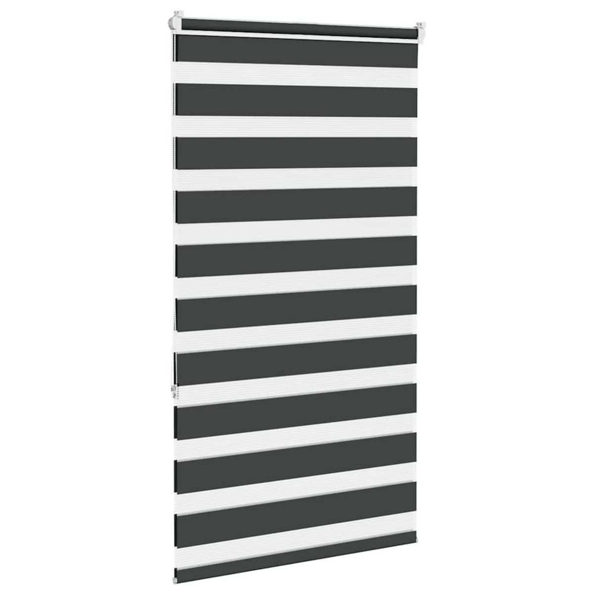 VIDAXL Store zebre noir 85x150 cm largeur du tissu 80,9 cm polyester