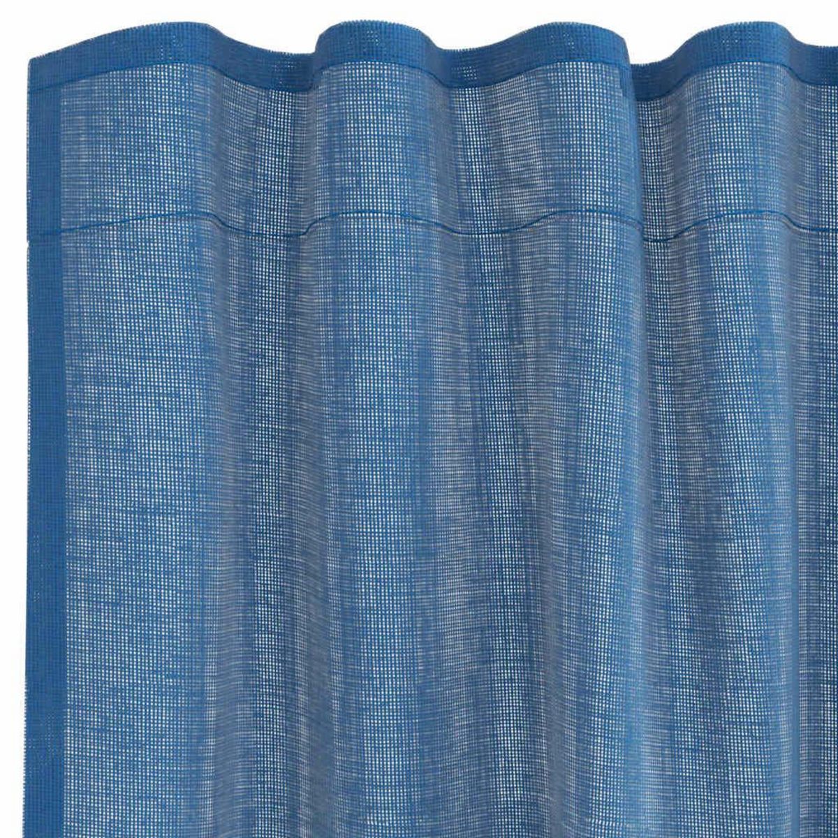 VIDAXL Rideaux en voile avec boucles 2 pcs bleu royal 140x245 cm