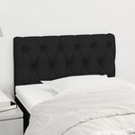 VIDAXL Tete de lit Noir 80x7x78/88 cm Tissu