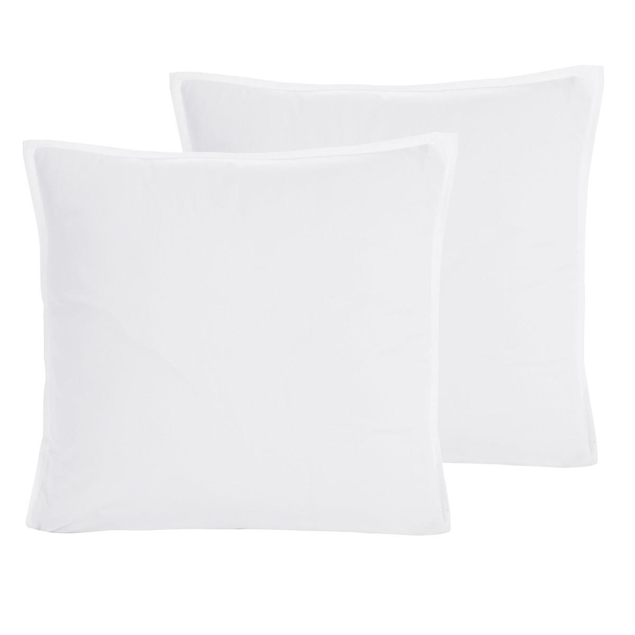 Voir la diapositive 1 : Sensei Maison Lot de 2 taies d'oreiller en percale lavée HOME WASHED