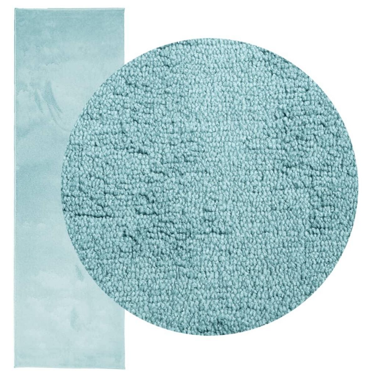 VIDAXL Tapis OVIEDO a poils courts vert 80x250 cm