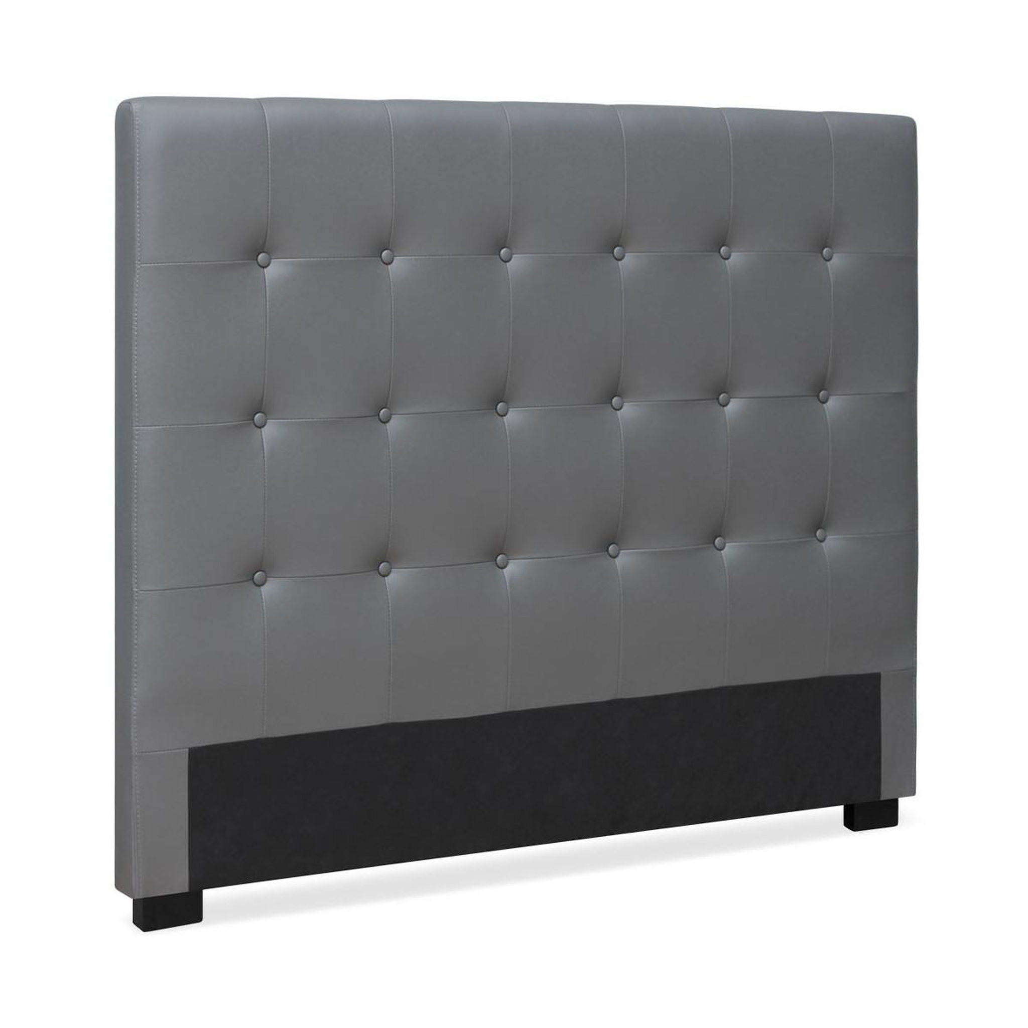 Voir la diapositive 2 : Paris Prix Tête de Lit Capitonnée  Amor  160cm Gris