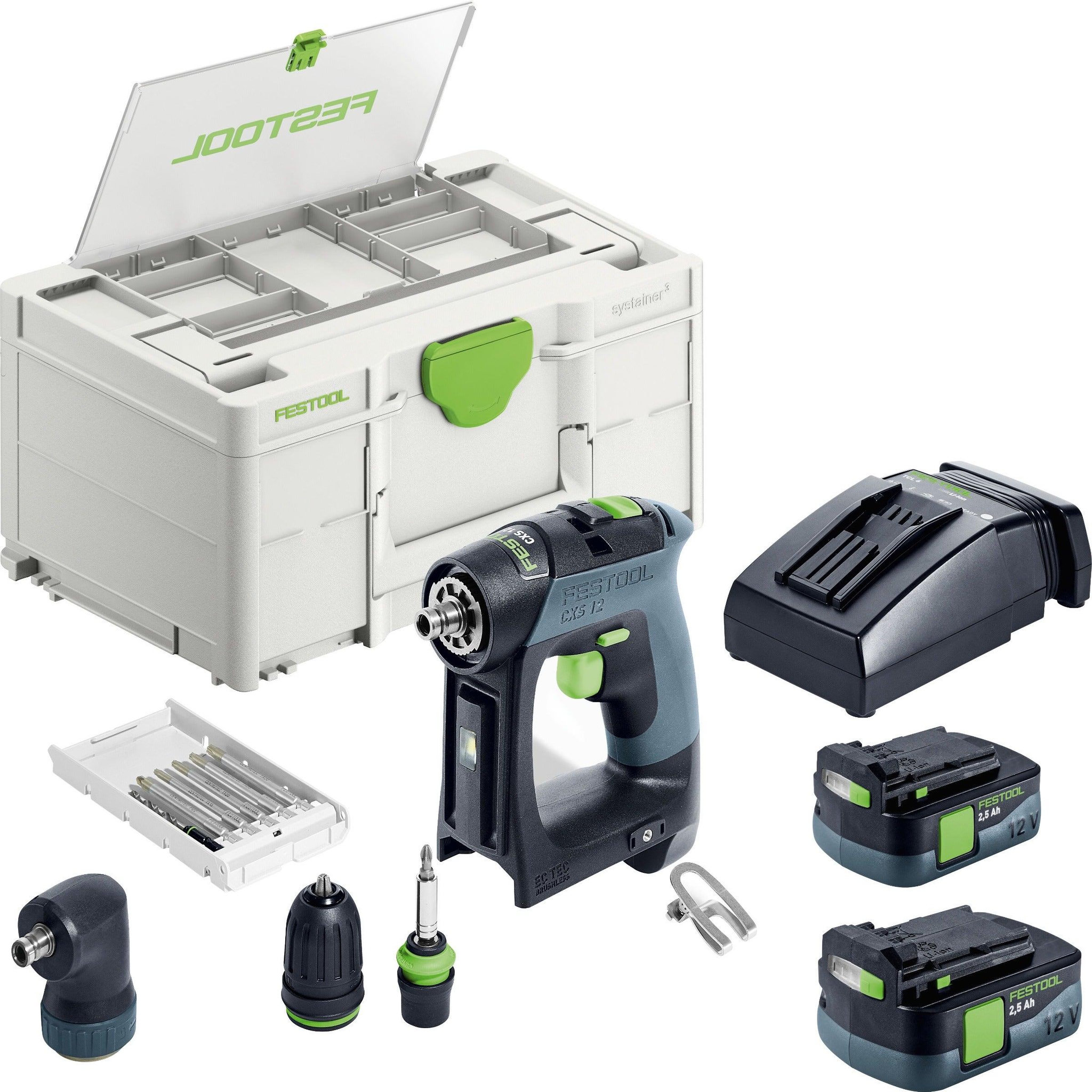FESTOOL Perceuse-visseuse sans fil cxs 12 2.5-set