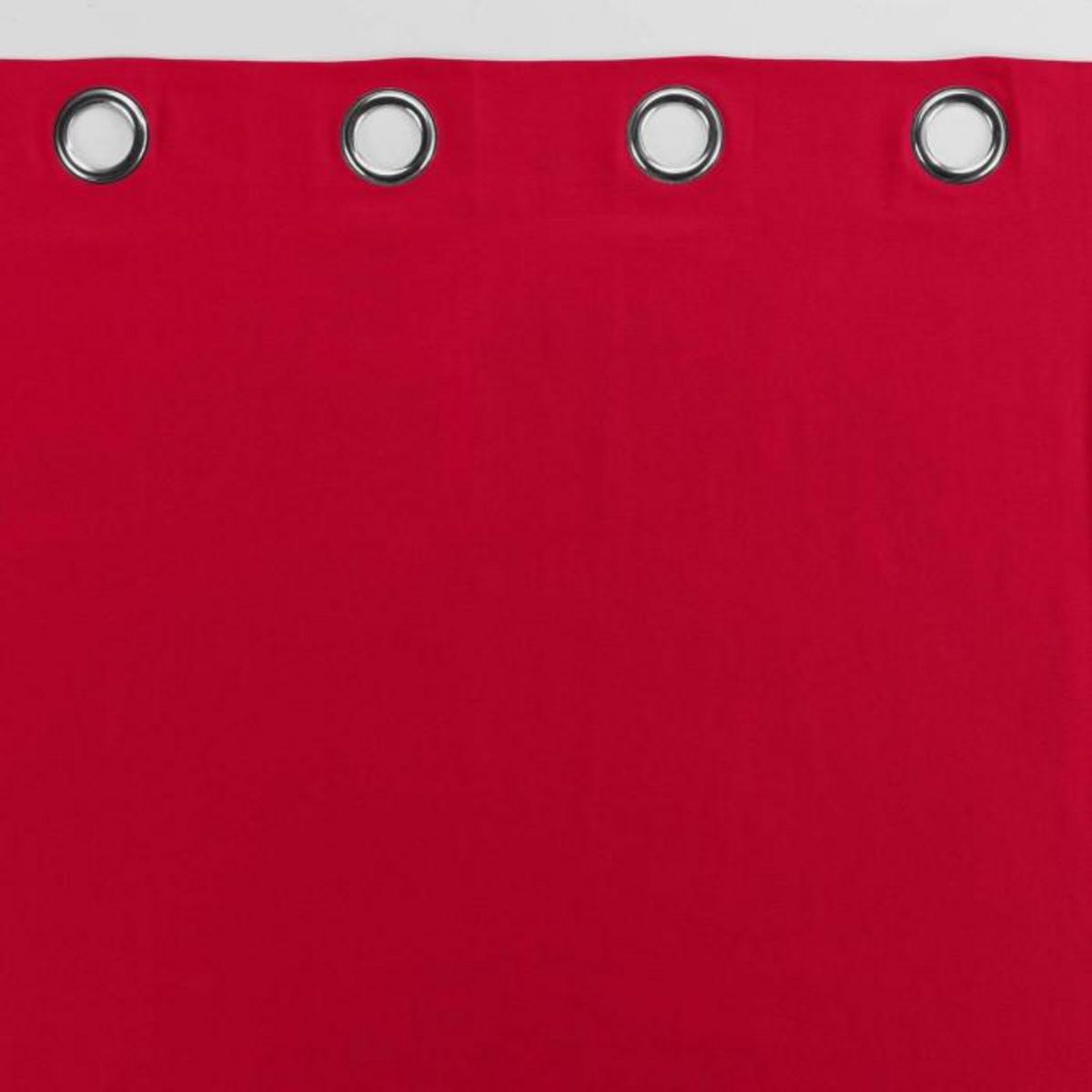 Paris Prix Rideau à Oeillets  Panama  140x240cm Rouge