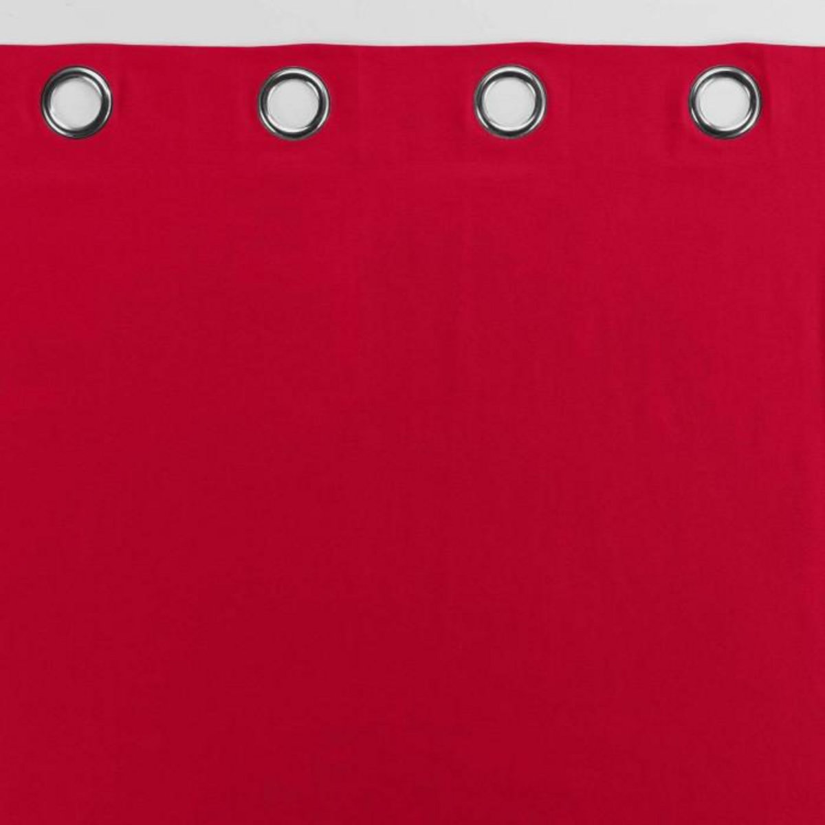 Paris Prix Rideau à Oeillets  Panama  140x240cm Rouge