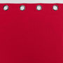 Voir la diapositive 3 : Paris Prix Rideau à Oeillets  Panama  140x240cm Rouge