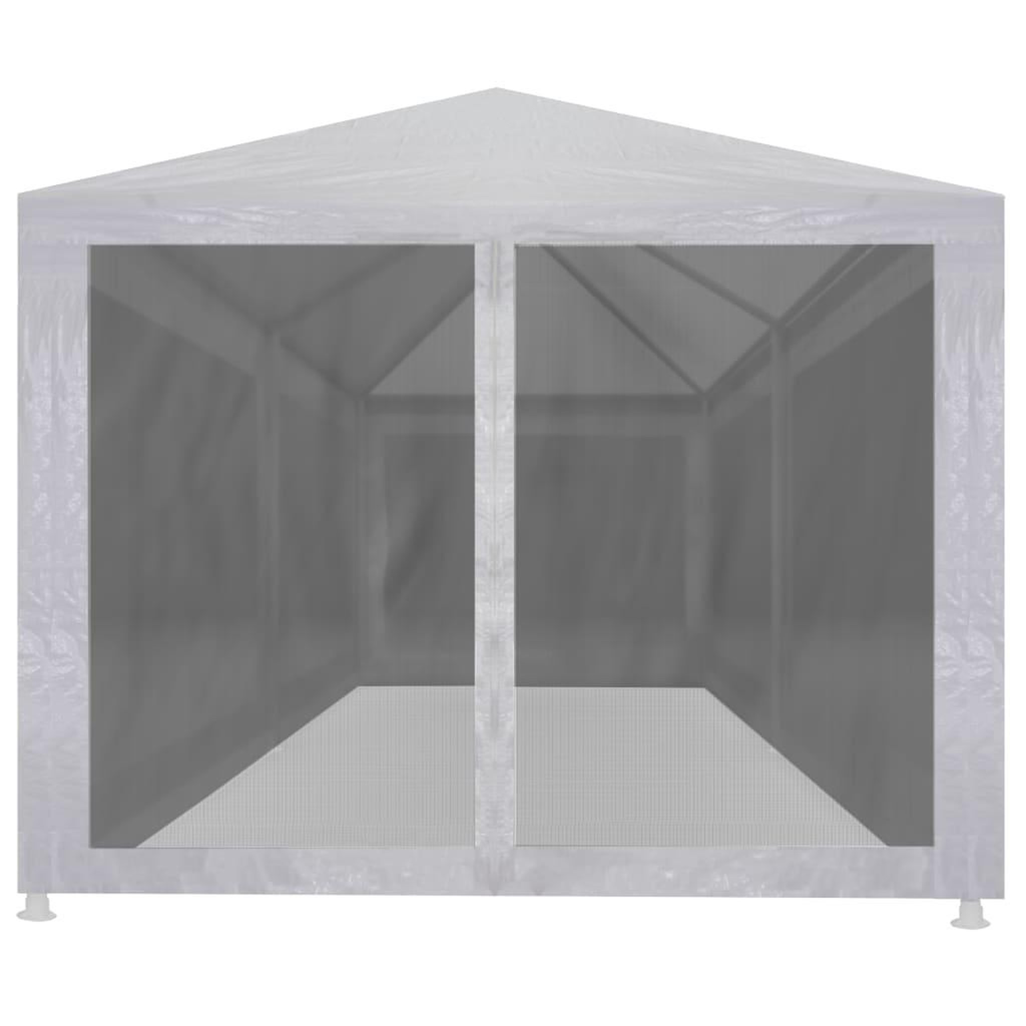 Voir la diapositive 2 : VIDAXL Tente de reception avec 6 parois en maille 4 x 3 m