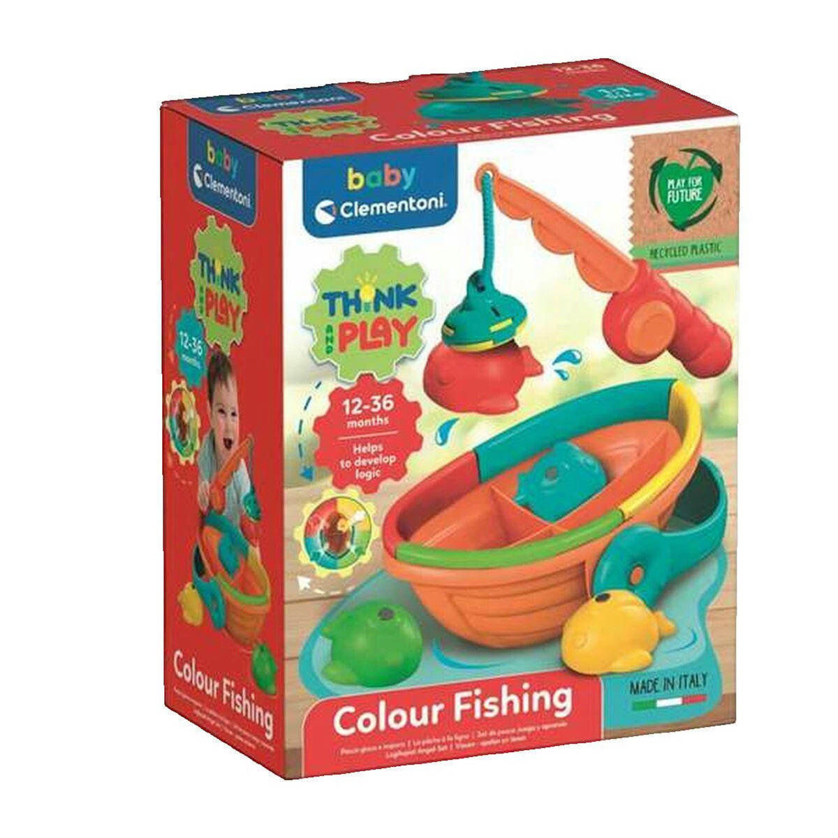 CLEMENTONI Jeu de pêche coloré Clementoni avec ligne magnétique