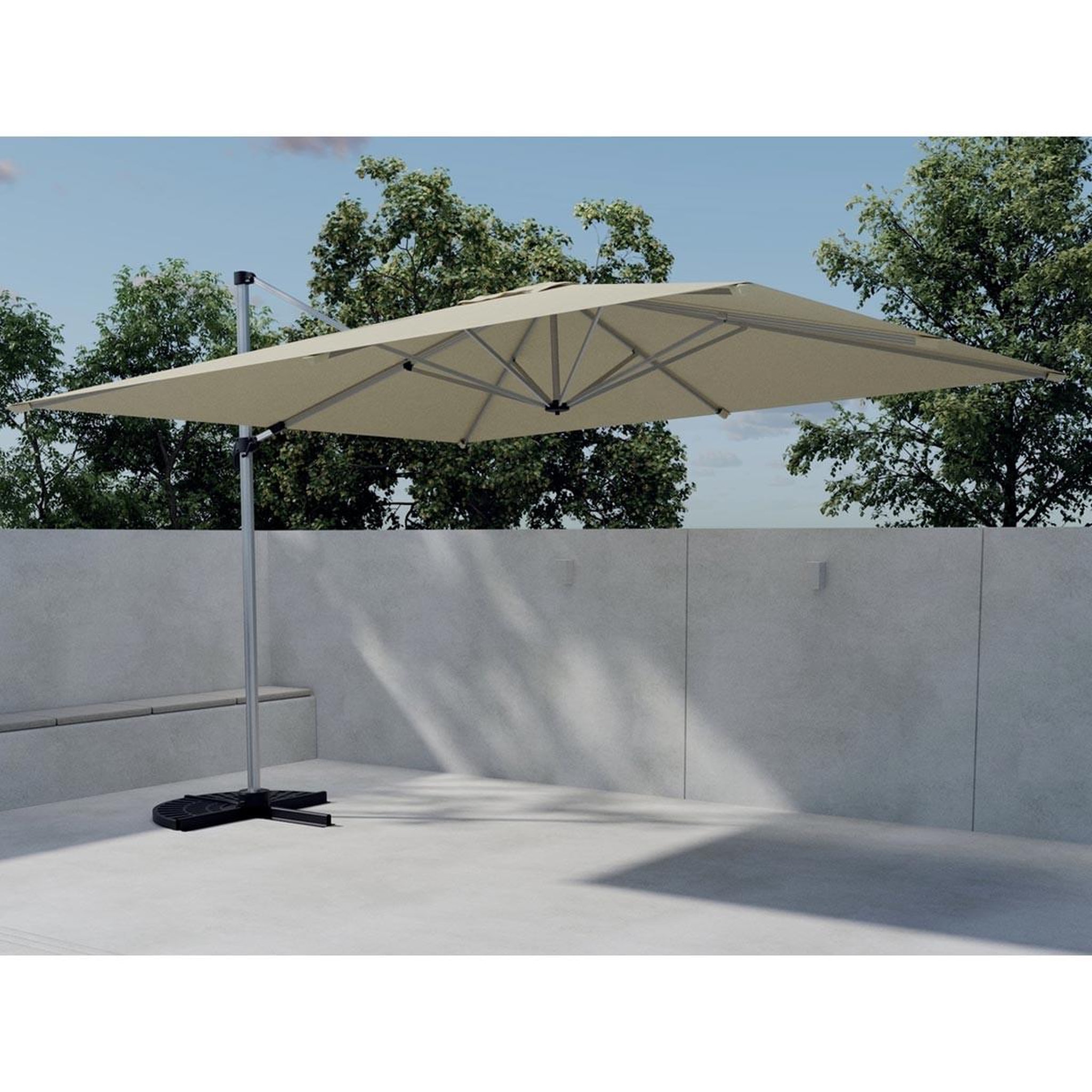 Voir la diapositive 4 : Paris Prix Parasol déporté  ita  294cm beige