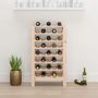 Voir la diapositive 3 : VIDAXL Casier à vin 61,5x30x107,5 cm Bois de pin massif