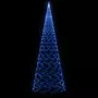 VIDAXL Sapin de Noël avec piquet 3000 LED Bleues 800 cm