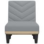 Voir la diapositive 4 : VIDAXL Chaise longue gris clair tissu