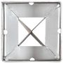 Voir la diapositive 5 : VIDAXL Piquets au sol 12 pcs Argente 9x9x90 cm Acier galvanise