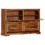 Voir la diapositive 5 : VIDAXL Armoire a chaussures 140 x 35  x 90 cm Bois massif de Sesham
