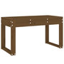 Voir la diapositive 2 : VIDAXL Banc de jardin marron miel 80x38x45 cm bois de pin massif