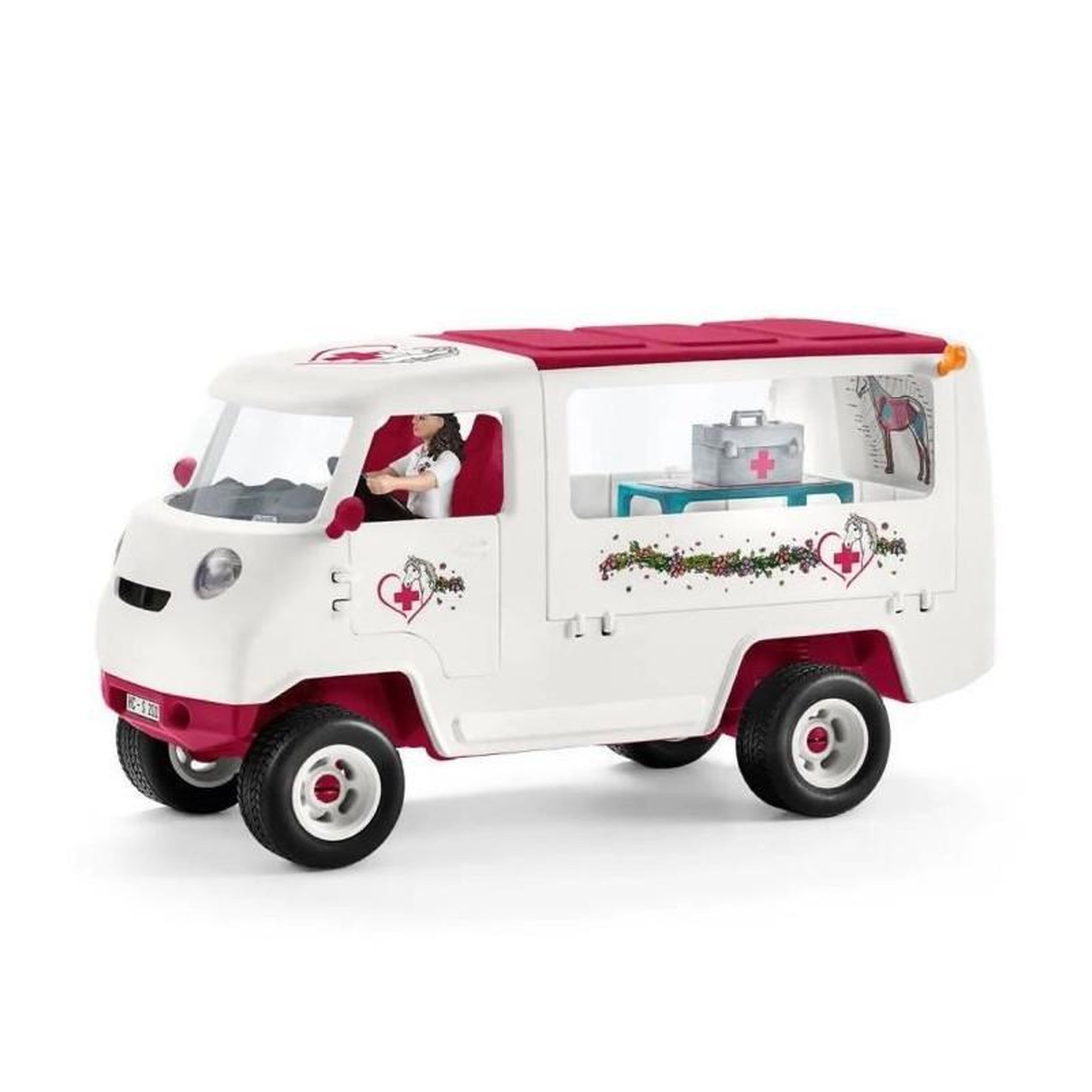 Voir la diapositive 4 : Schleich Vétérinaire mobile avec poulain Hanovrien - SCHLEICH - 42439 - A partir de 5 ans