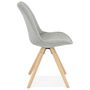 Voir la diapositive 2 : Paris Prix Chaise Scandinave  Yolanda  82cm Gris & Naturel