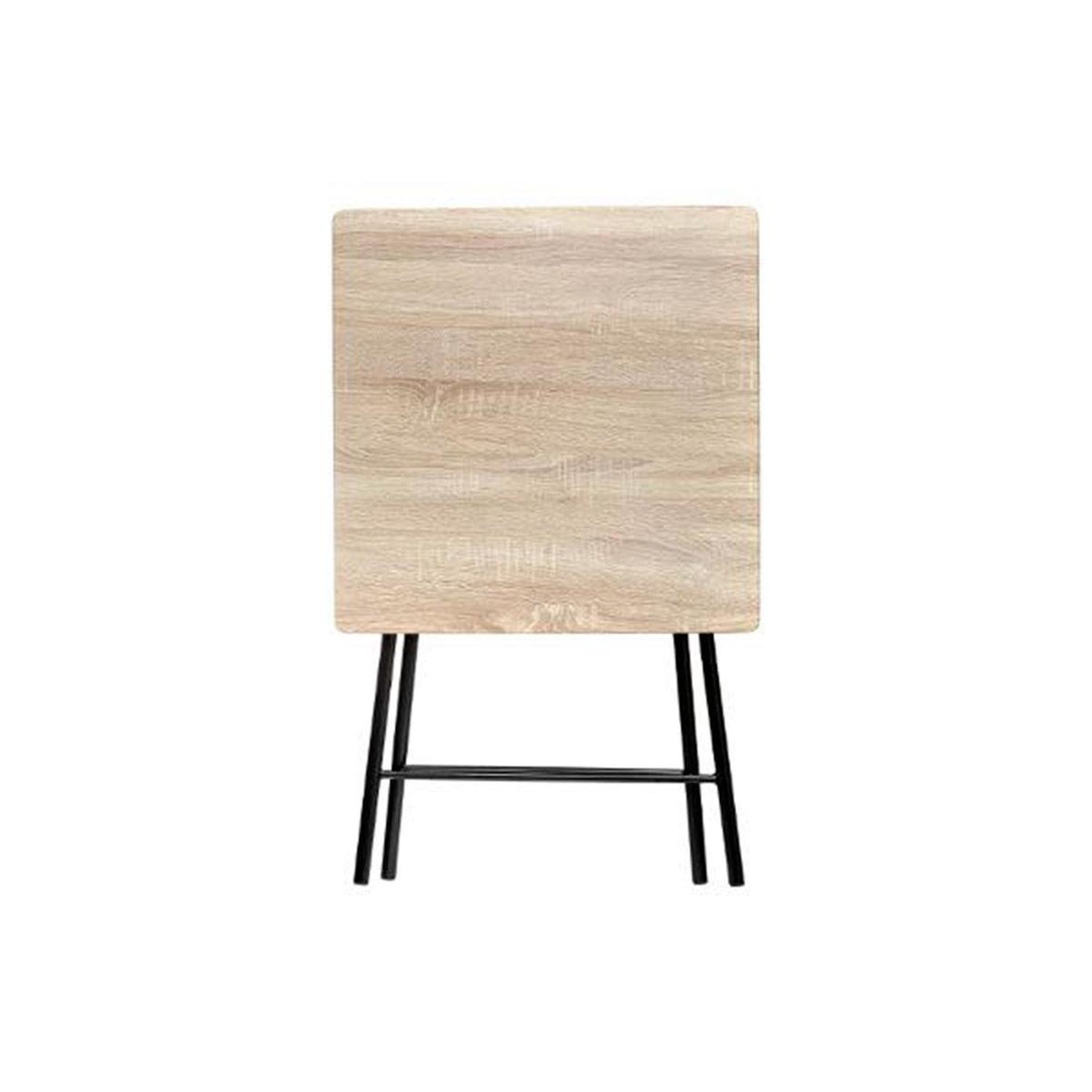 Voir la diapositive 2 : FIVE Table pliante  basic  76cm naturel