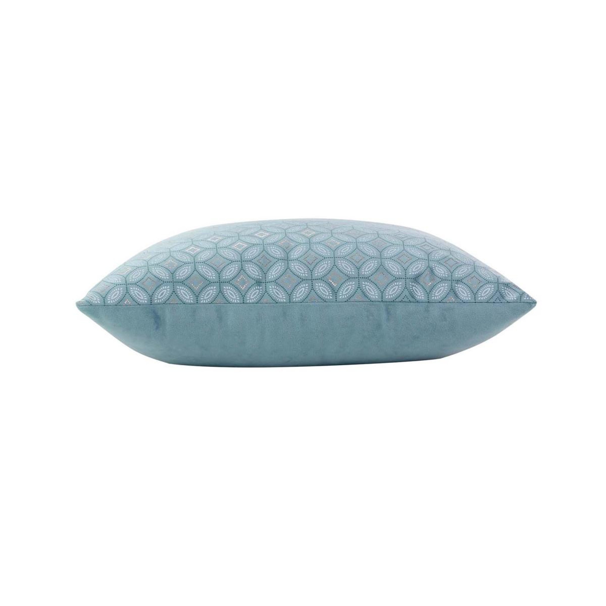 Voir la diapositive 3 : Douceur d'Intérieur Housse de coussin déco  kansas  40x40cm bleu
